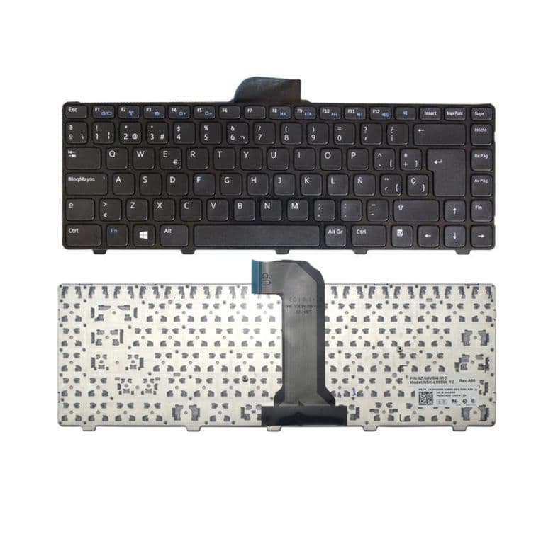 TECLADO 14-3421 ESPANOL NEGRO
