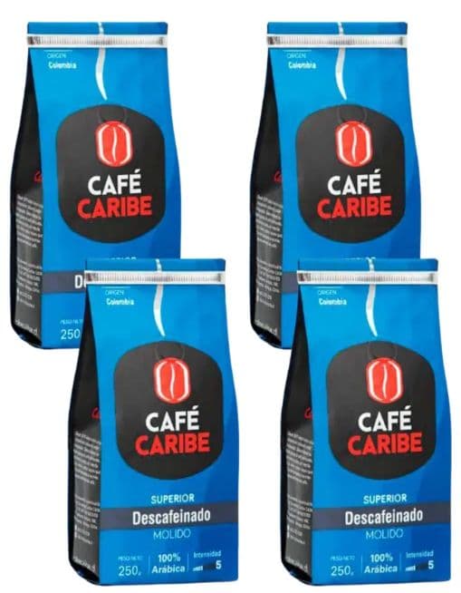 Cafe Caribe Descafeinado Superior -1kilo Molido