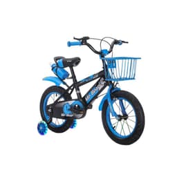 Bicicleta Aro 16 Con Cesta, Ruedas Luces Y Botellon De Agua Azul M