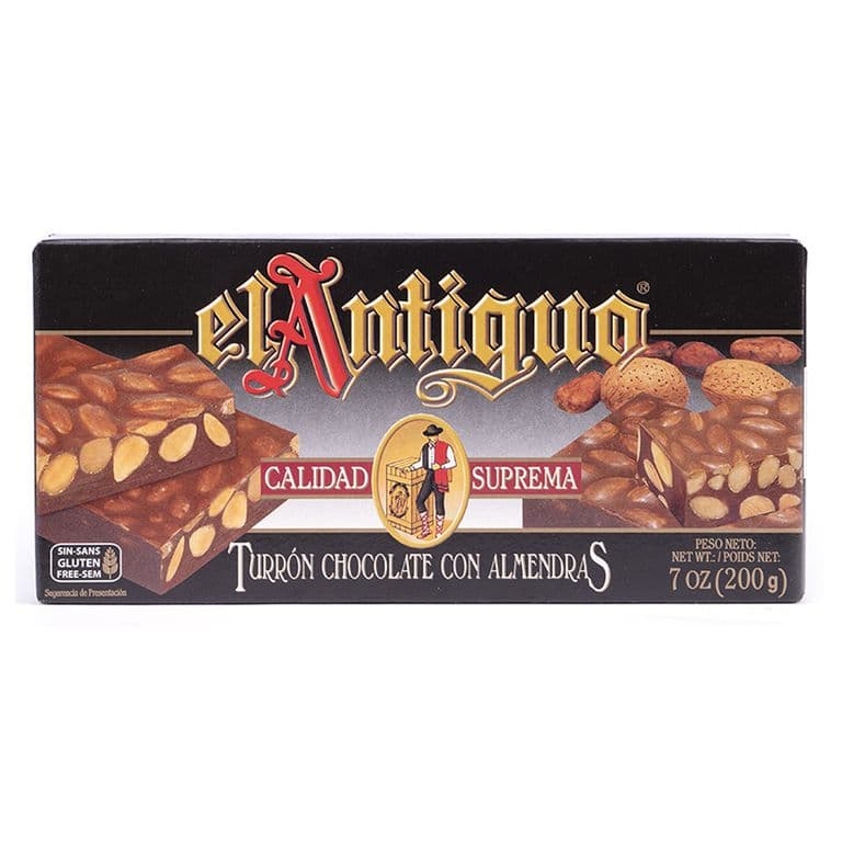 Turron Chocolate con Almendras Tostada 1 x 200 gr