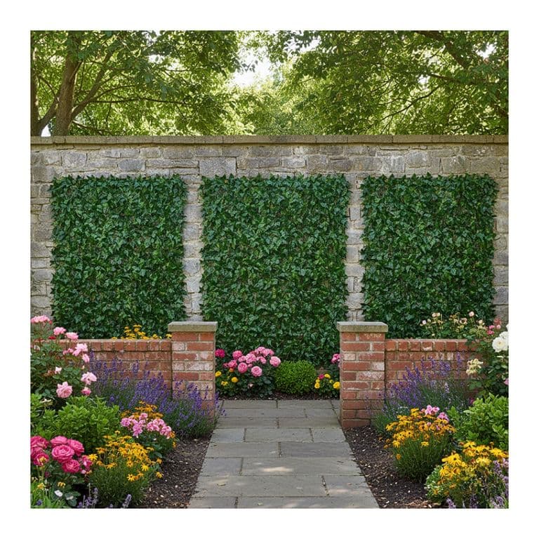 Malla Cerca De Hojas Planta Enredadera Artificial Jardin 100x300 cm