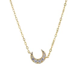 Collar Plata 925 Luna Bri Lad Dorado TALLA UNICA