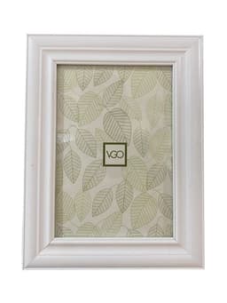 Marco plastico simil madera Blanco 40x50 cm Blanco