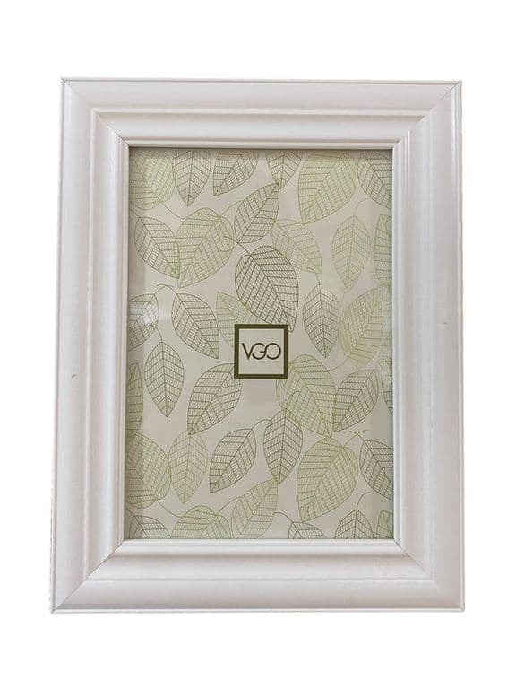 Marco plastico simil madera Blanco 40x50 cm Blanco