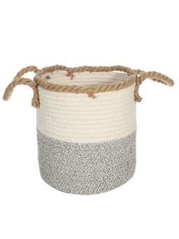 Canasto de Fibra Seagrass 34x28 cm. Natural