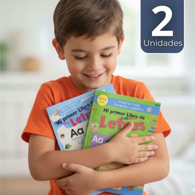 Pack 2 Libros De Aprendizaje de Letras Educativo Disenos Surtidos