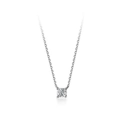 Collar Plata 925 Punto Luz 4p 2,5mm Plateado TALLA UNICA