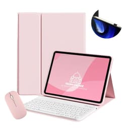 Funda Con Teclado Blanco y Mouse Para Honor Pad V7 Pro / V8 2023 - letra N