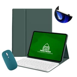 Funda Con Teclado Blanco y Mouse Para Honor MagicPad 13 - letra N