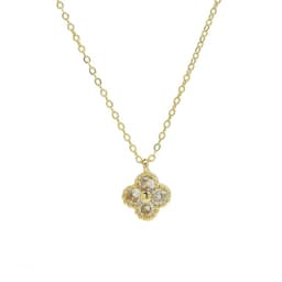 Collar Plata 925 Trebol Bord Bri Dorado TALLA UNICA