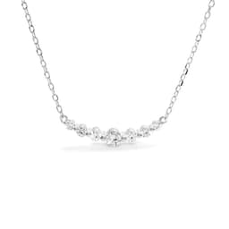 Collar Plata 925 Puntos Luz X7 Plateado TALLA UNICA