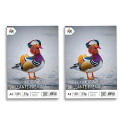 Papel Fotografico A4 135g Glossy (Pack 200 Unidades)