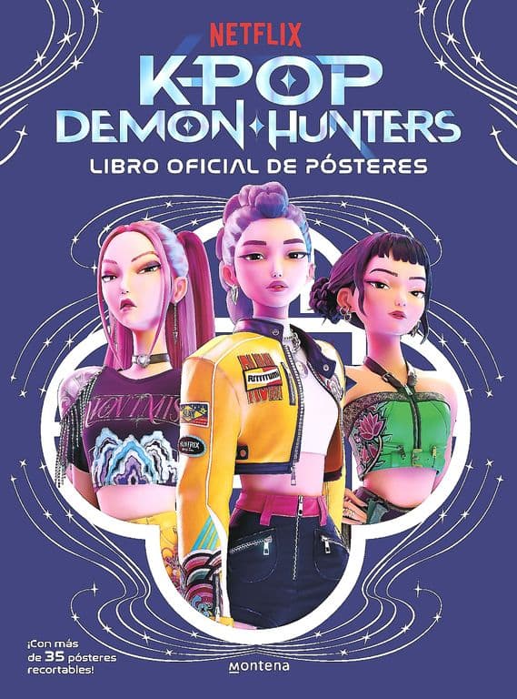 Libro K-Pop Demon Hunters: Libro oficial de posteres