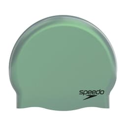 Gorro Natacion Plain Moulded Silicona Verde