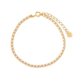 Pulsera Plata 925 Hilo Pelotitas Rosa TALLA UNICA