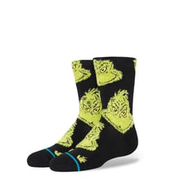 Sock Kids The Grinch Mean One Black Negro M