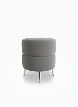 PUFF REDONDO ORBIT GRIS Gris oscuro