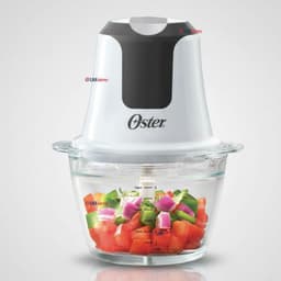 Mini picadora Oster 3 tazas con tazon de vidrio FPSTFP3340