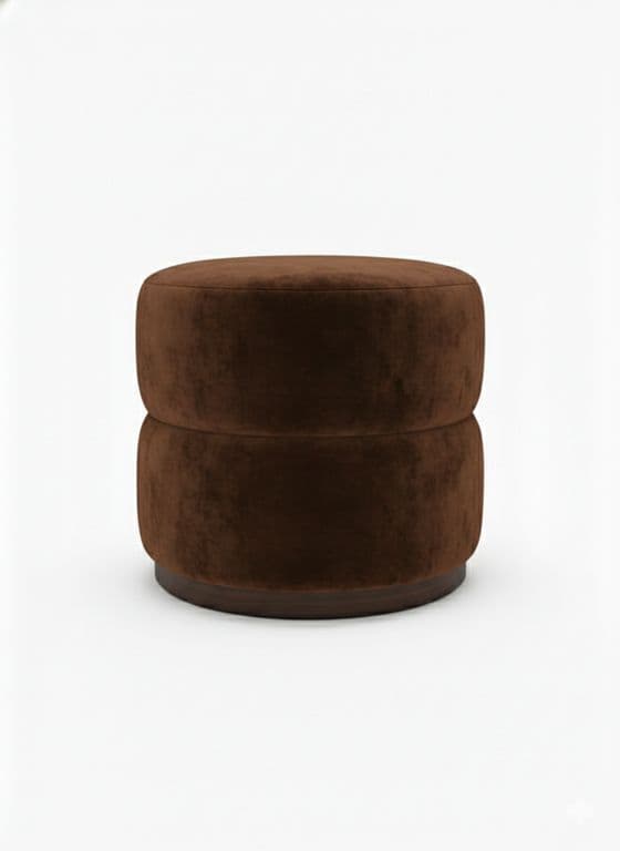 PUFF GIRATORIO CHOCOLATE FELPA Chocolate
