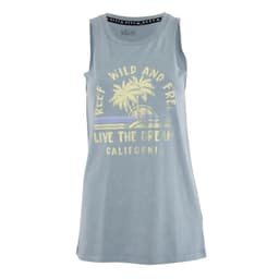 Polera Kids Musculosa Grey Palm Gris 10 ANOS