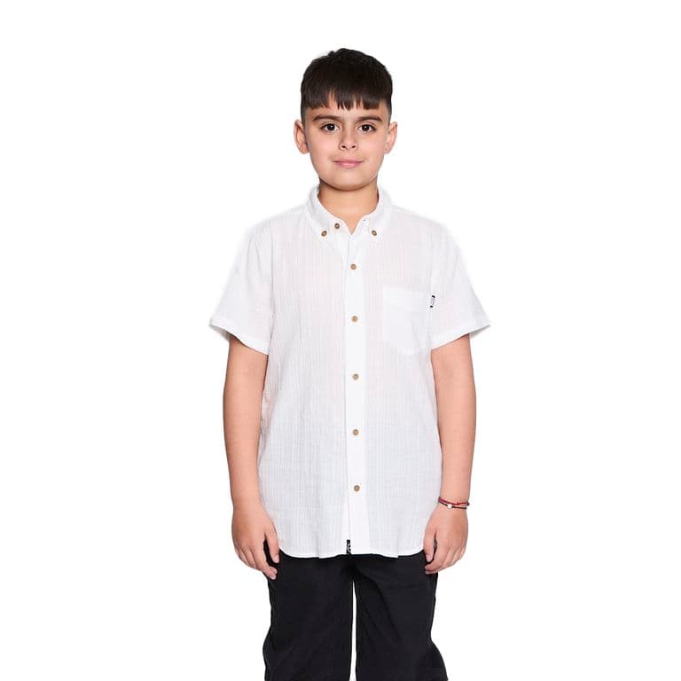 Camisa Kids Blanca Blanco 10 ANOS