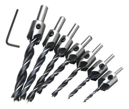 Set / Juego Brocas Piloto Avellanadora Biselado 7 Pcs