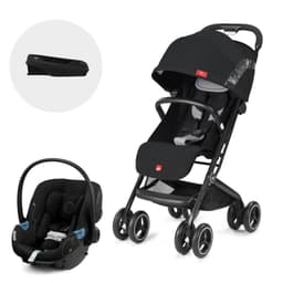 Coche Travel System Qbit Plus AT + Aton G + Base Negro