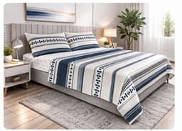 Sabana 2 plaza premium compose 144 hilos DOMINO