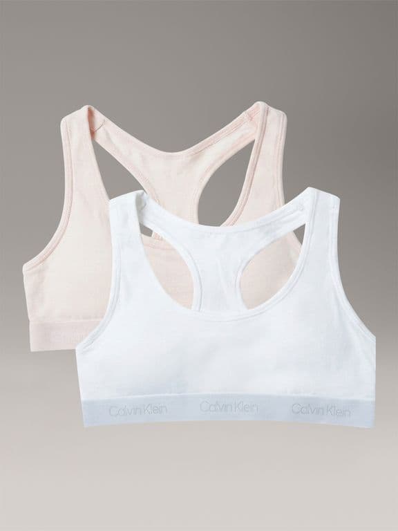 Pack de 2 Bralettes con Espalda Deportiva Para Nina Multicolor Multicolor S