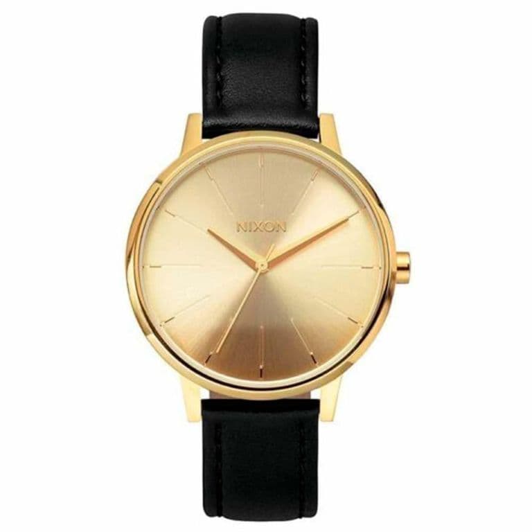 Reloj Kensington Leather Dorado Amarillo TALLA UNICA