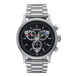 Reloj Grateful Dead Sentry Chrono Silver Black Gris TALLA UNICA