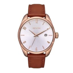 Reloj Thalia Leather Rose Gold White Cafe TALLA UNICA