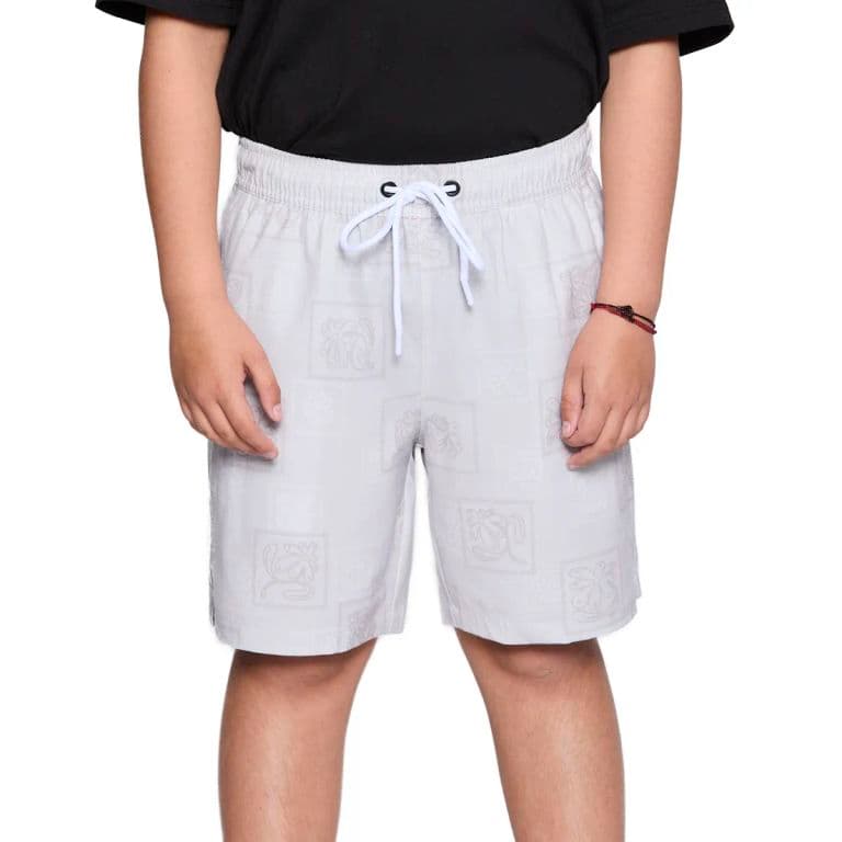 Traje de Bano Kids Grey Flowers Gris 10 ANOS