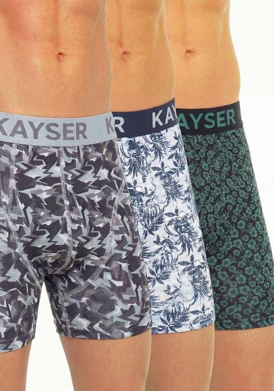 Pack 3 Boxer Algodon P393.276-GRI Gris S