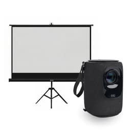 Proyector Portatil Nova 9000lm + Telon 80" Negro
