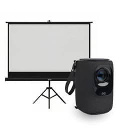 Proyector Portatil Nova 9000lm + Telon 100" Negro