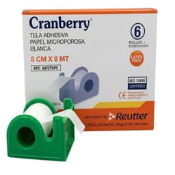 Tela Adhesiva Papel Microporosa 5cm Pack 6 Unid.