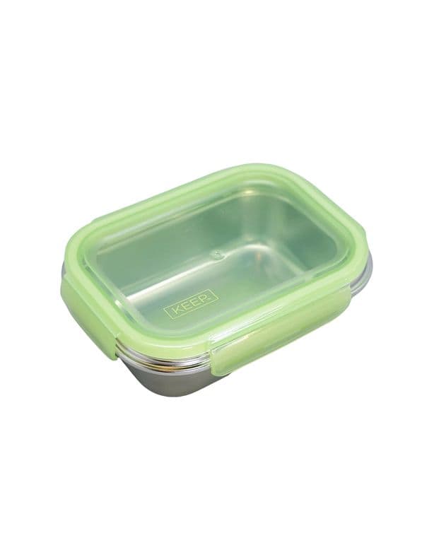 Hermetico Metalico 650ml Color Verde