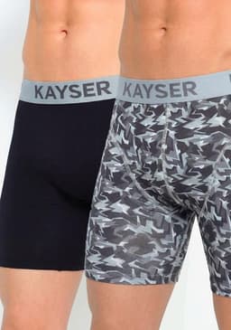 Pack 2 Boxer Bambu P293.223-NEG Negro S