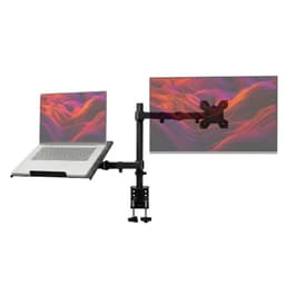 Soporte Brazo Doble Monitor Notebook Escritorio Negro