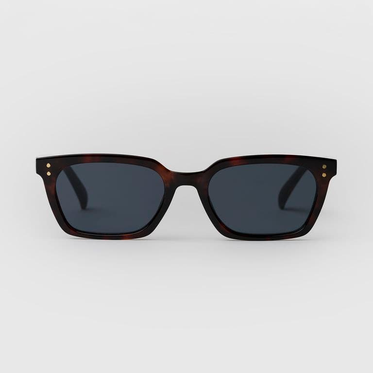 Lentes De Sol Cuadrado Carey Woman Cafe TALLA UNICA