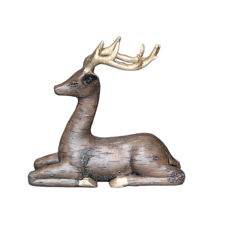 ADORNO VENADO BAMBI ACOSTADO POLIRESINA CONAC 28 x 10 x 27 CM