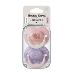 Chupete de silicona coleccion ClubHouse 6-18 meses 2 unidades UltimateFit nina rosado TommeeTippee