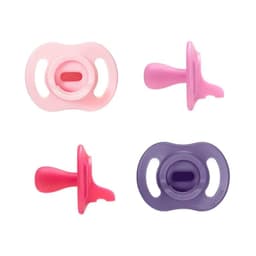 Chupete de silicona 1 pieza ligero 18-36 meses 4 unidades Ultralight Stayput nina