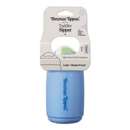 Vaso antiderrame boquilla ancha 390ml Toddler Sipper 12 meses+ celeste