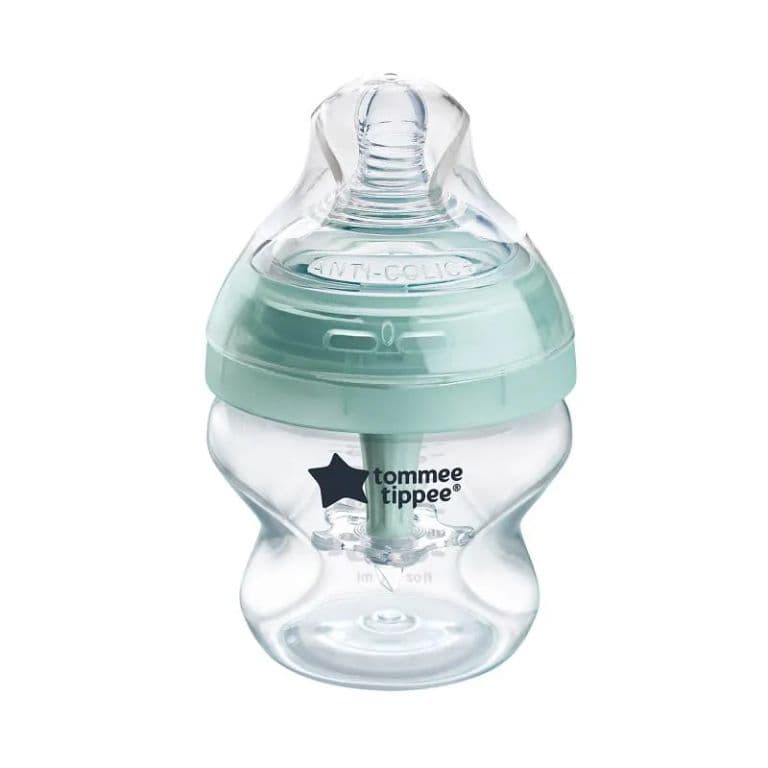 Mamadera de inicio 150ml 0 meses+ flujo lento celeste Advance Anticolic