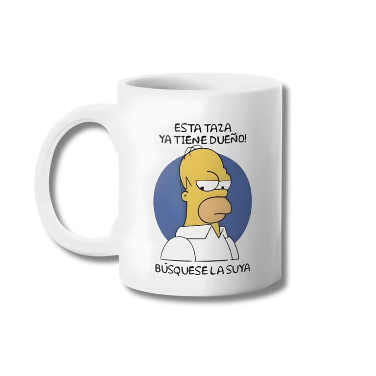 Tazon No Toques Mi Taza - Homero 325ml