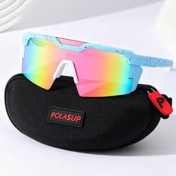 Lentes deportivas ciclismo hombre gafas unisex proteccion uv400 mujer bicicleta correr Rosa TALLA UNICA