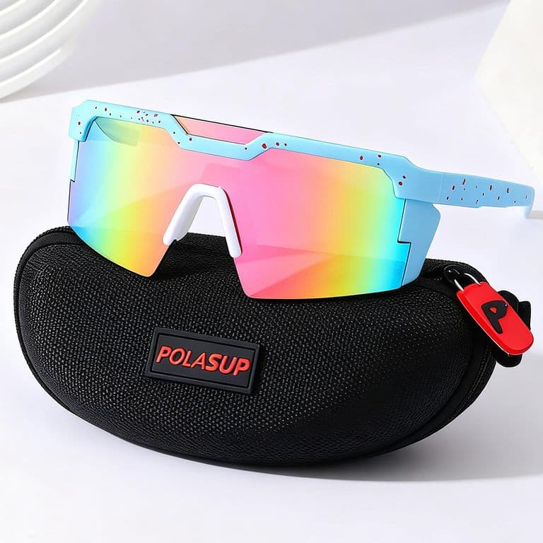 Lentes deportivas ciclismo hombre gafas unisex proteccion uv400 mujer bicicleta correr Rosa TALLA UNICA