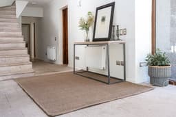 Alfombra Gante Entrada Polipropileno Lavable Cafe 300x400